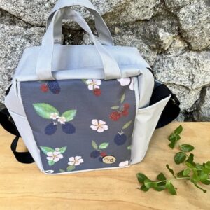 Lonchera XL - Moras (Gris perla)