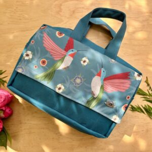 Bolso crochet - Colibri (petróleo) - A PEDIDO entrega en 10 días hábiles